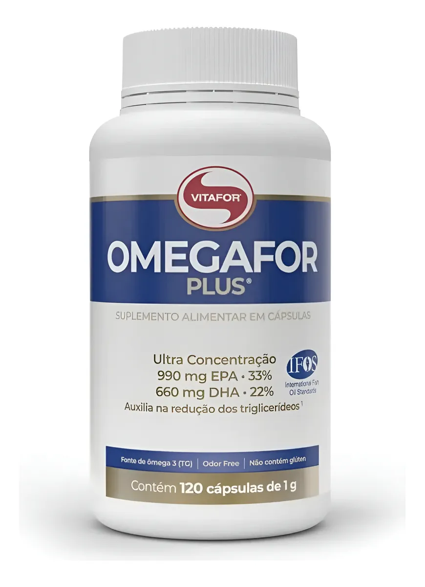 Omegafor Plus 120 Cápsulas Ômega 3 Vitafor