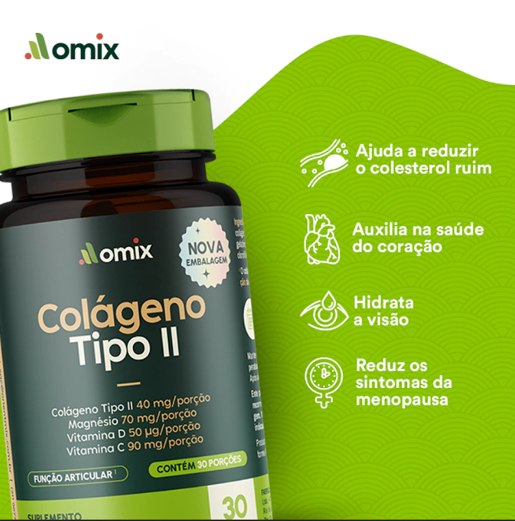 Colágeno Tipo II - 30 cápsulas