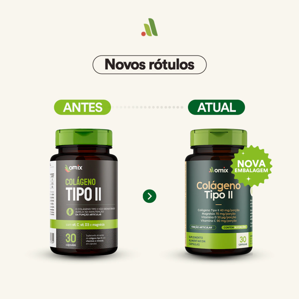 Colágeno Tipo II - 30 cápsulas